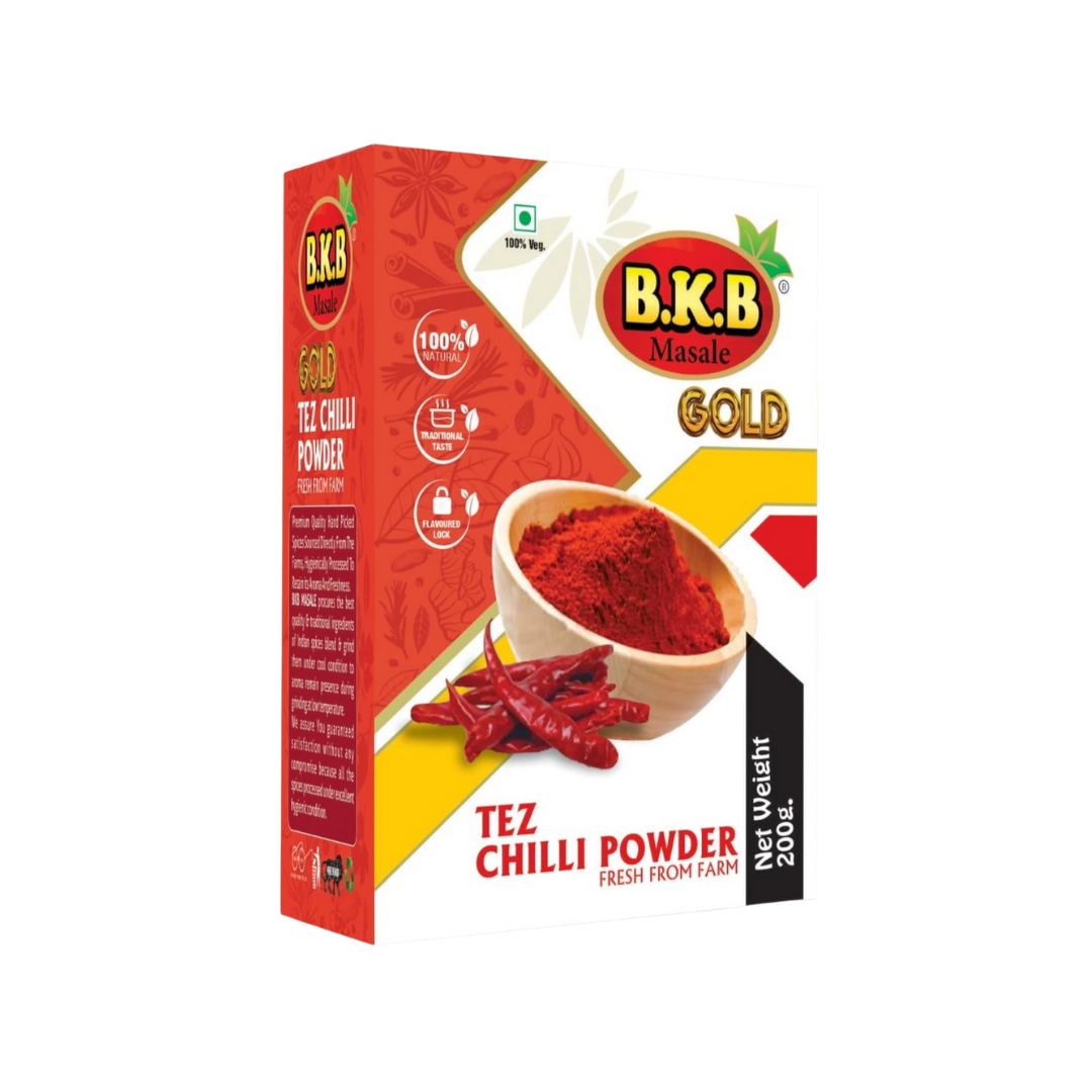B.K.B Gold Tez Chilli Powder – 200 gm