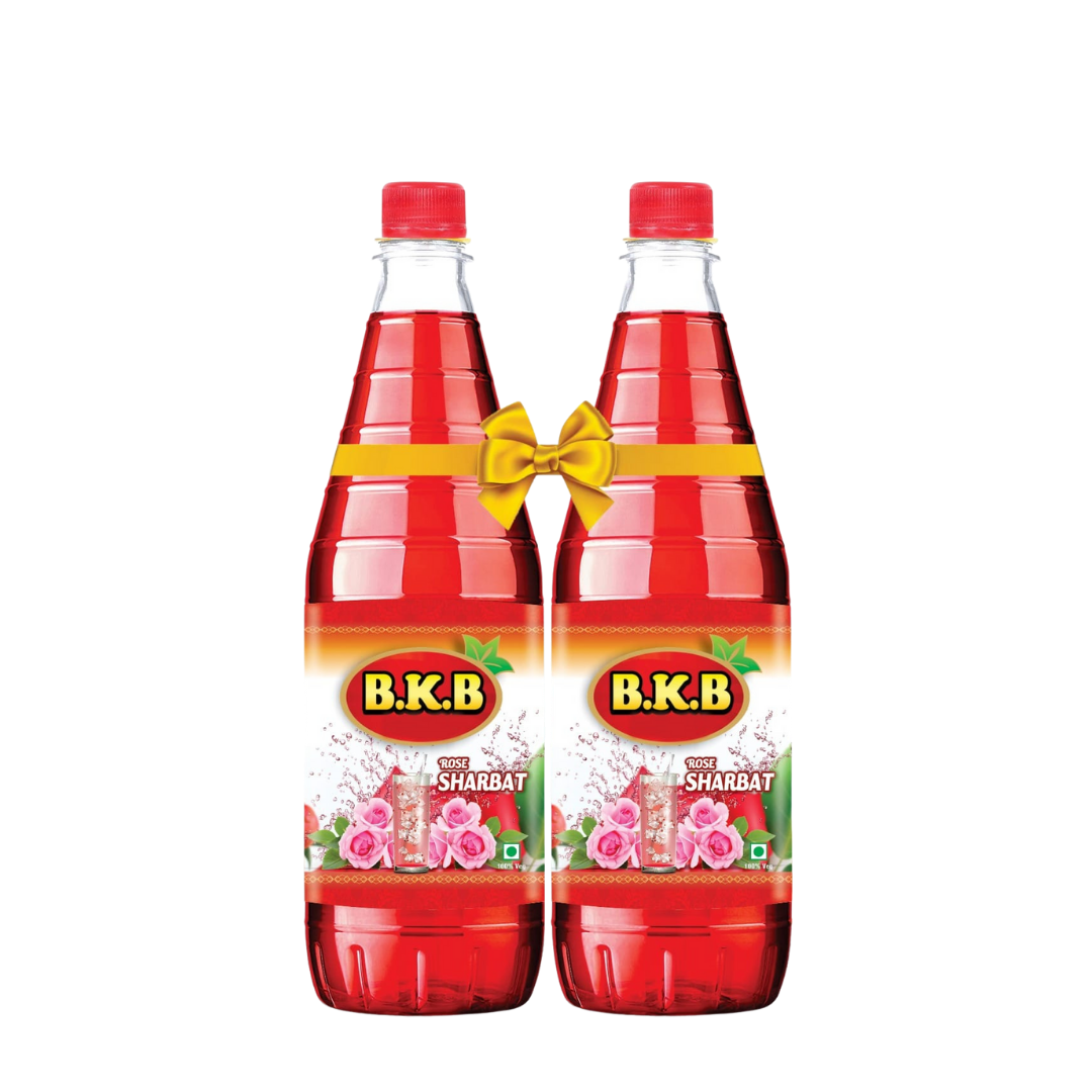 B.K.B Rose Sharbat (1 Litre)
